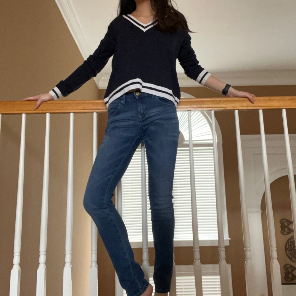 [last chance] Hudson Mid Rise Skinny Jeans